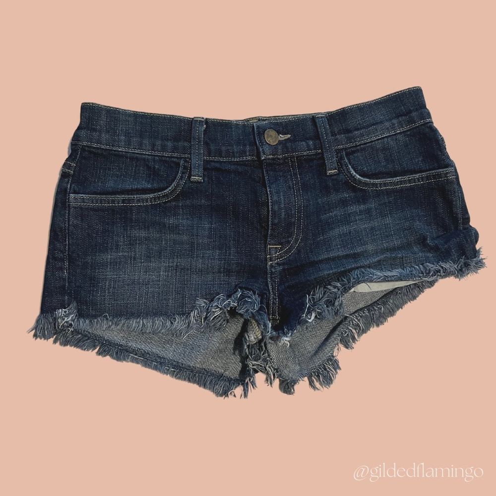 Wildfox Frayed Hem Jean Shorts
